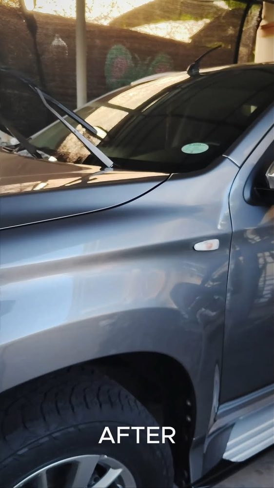 Freshly coated car paint with deep gloss after a Thunder detail